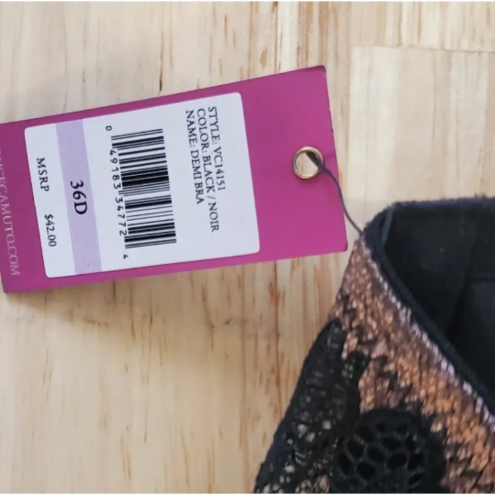 Vince Camuto 36C demi bra NWT - see listing - Picture 3 of 4